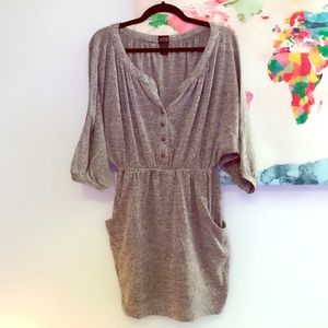 Joyce Leslie - Gray Dress With Pockets - Size L